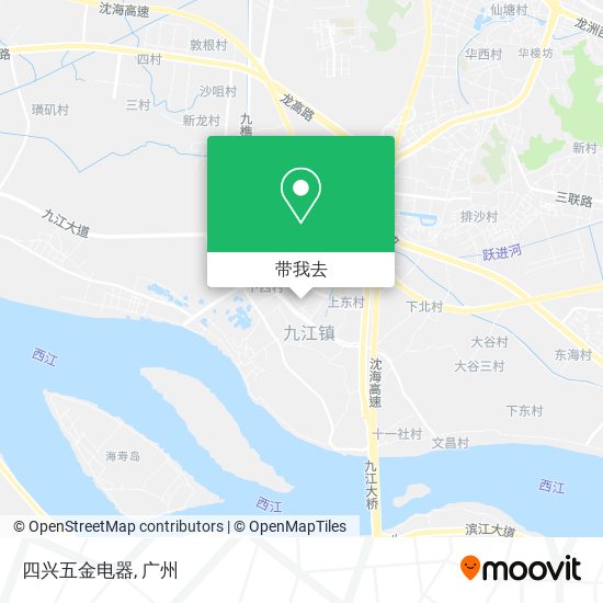 四兴五金电器地图