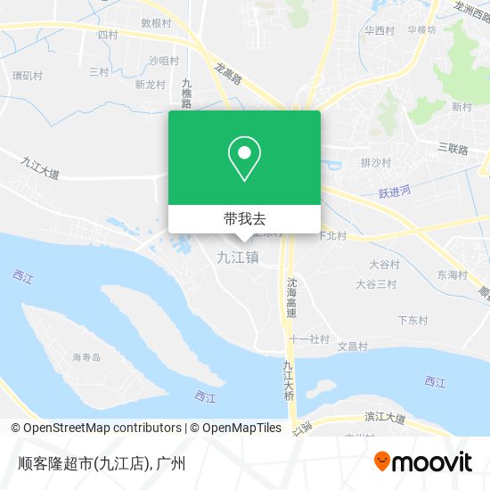 顺客隆超市(九江店)地图