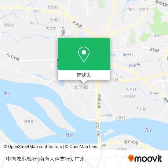 中国农业银行(南海大伸支行)地图