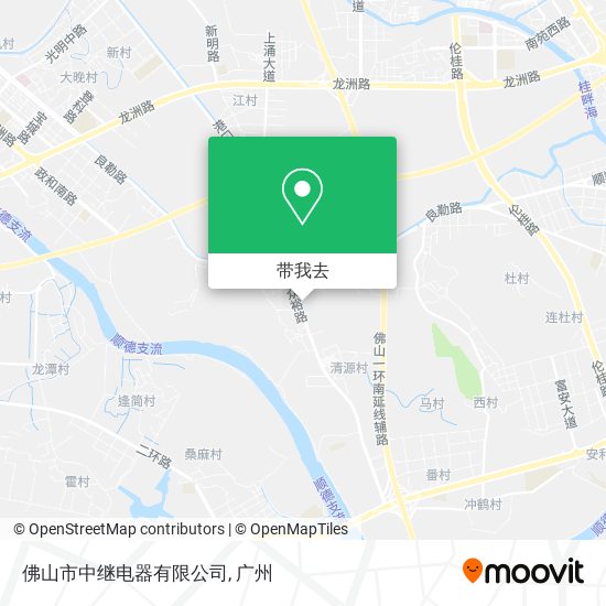 佛山市中继电器有限公司地图