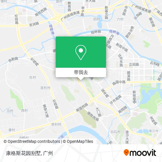 康格斯花园别墅地图