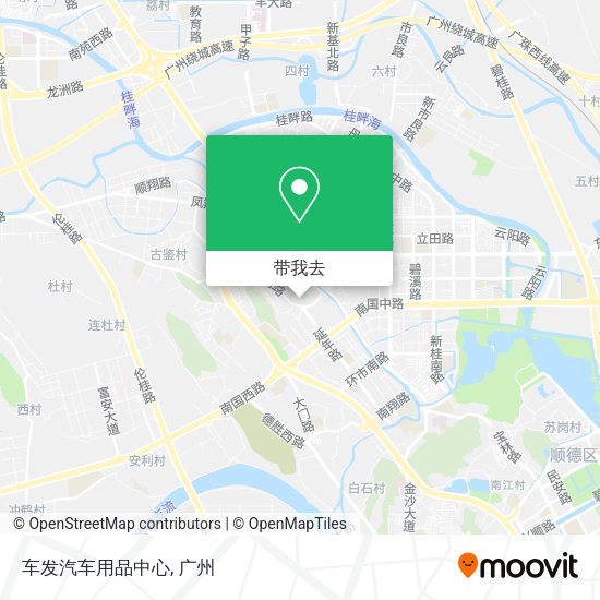 车发汽车用品中心地图