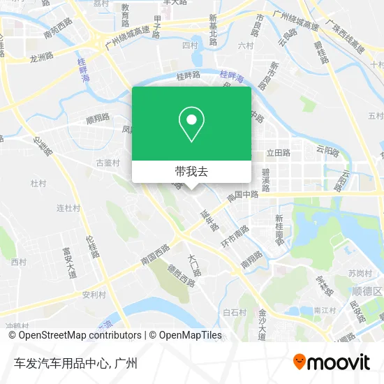 车发汽车用品中心地图