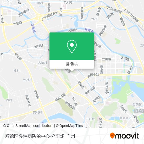 顺德区慢性病防治中心-停车场地图