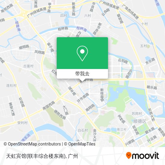 天虹宾馆(联丰综合楼东南)地图