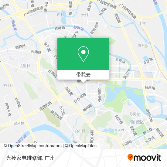 光羚家电维修部地图