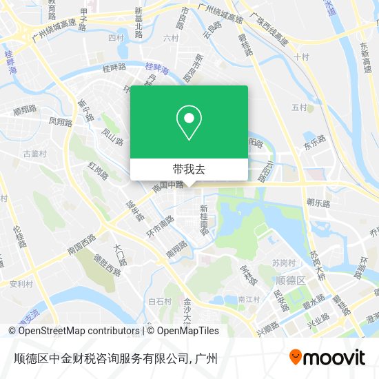 顺德区中金财税咨询服务有限公司地图