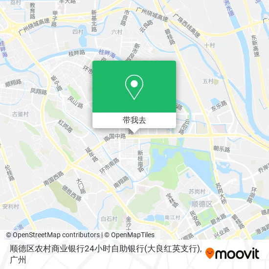 顺德区农村商业银行24小时自助银行(大良红英支行)地图