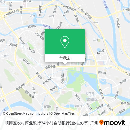 顺德区农村商业银行24小时自助银行(金桂支行)地图