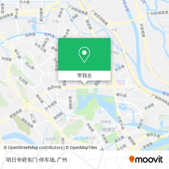 明日华府东门-停车场地图