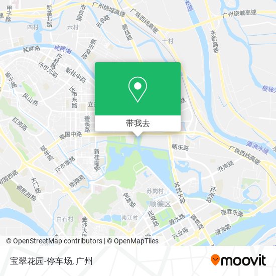 宝翠花园-停车场地图