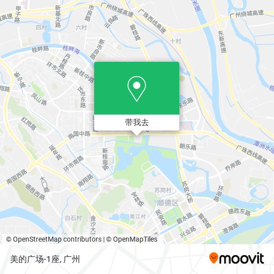 美的广场-1座地图