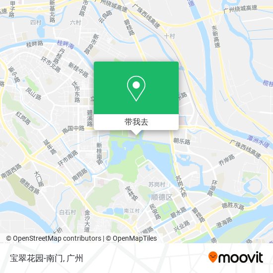 宝翠花园-南门地图
