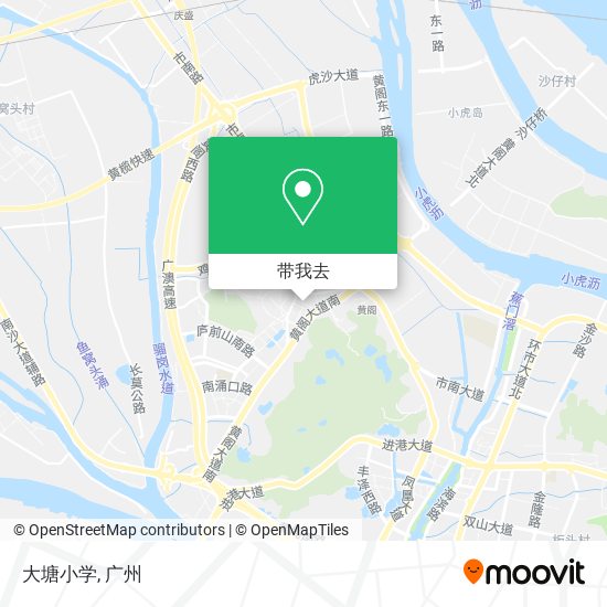 大塘小学地图