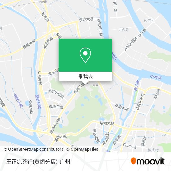 王正凉茶行(黄阁分店)地图