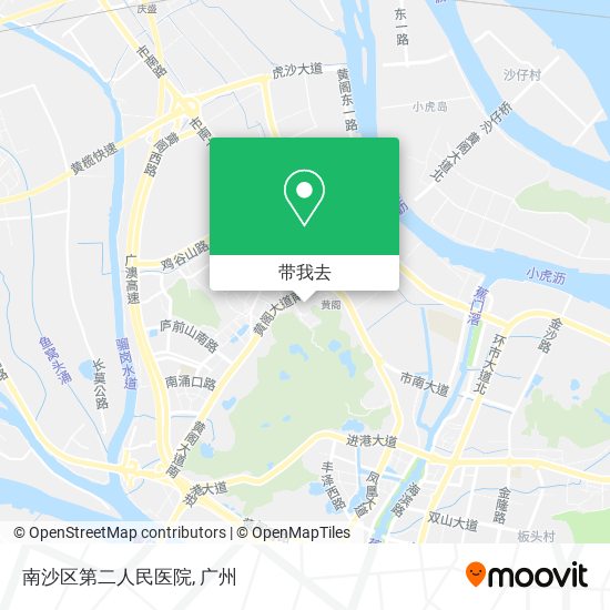 南沙区第二人民医院地图