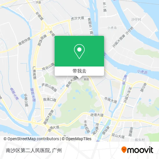 南沙区第二人民医院地图