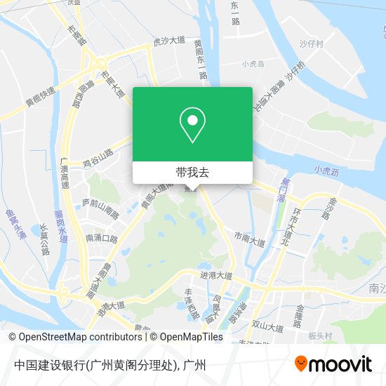 中国建设银行(广州黄阁分理处)地图