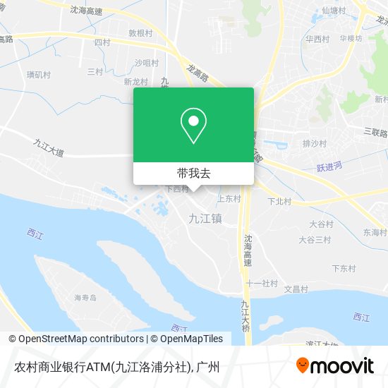农村商业银行ATM(九江洛浦分社)地图