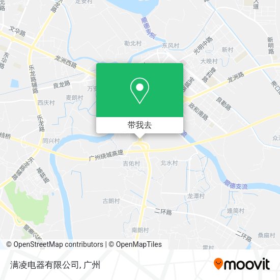 满凌电器有限公司地图