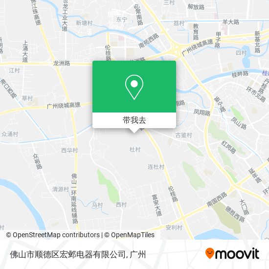 佛山市顺德区宏邺电器有限公司地图