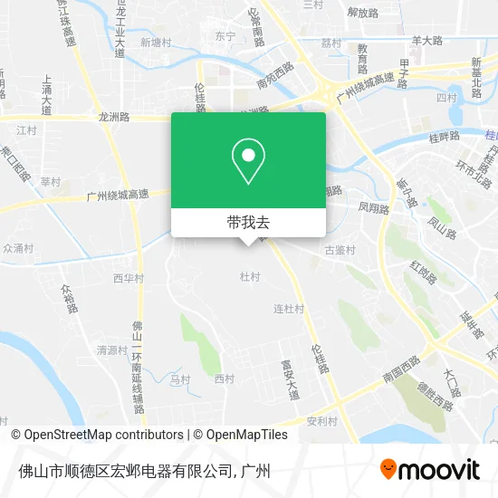 佛山市顺德区宏邺电器有限公司地图