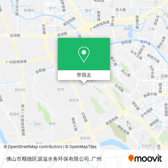 佛山市顺德区源溢水务环保有限公司地图