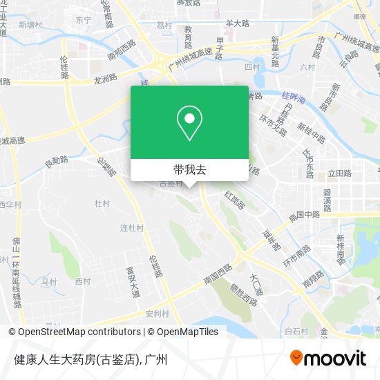 健康人生大药房(古鉴店)地图