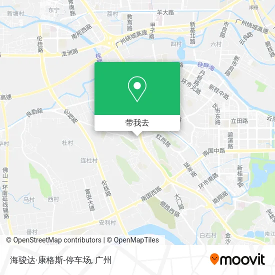 海骏达·康格斯-停车场地图