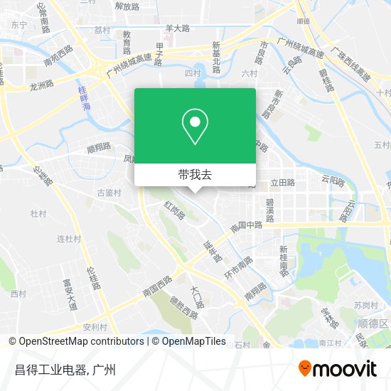 昌得工业电器地图