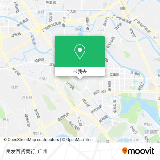 良发百货商行地图