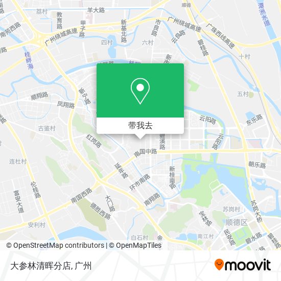 大参林清晖分店地图