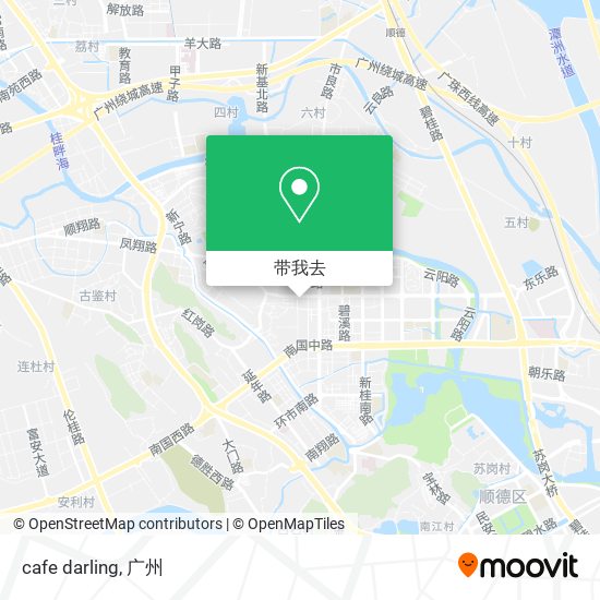 cafe darling地图