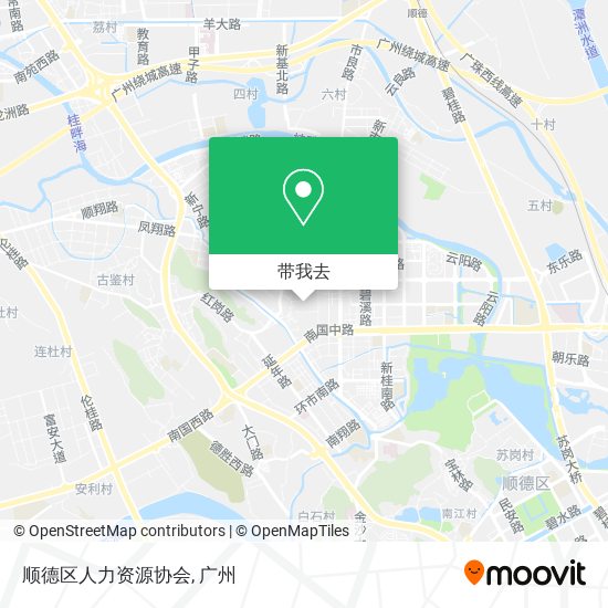 顺德区人力资源协会地图