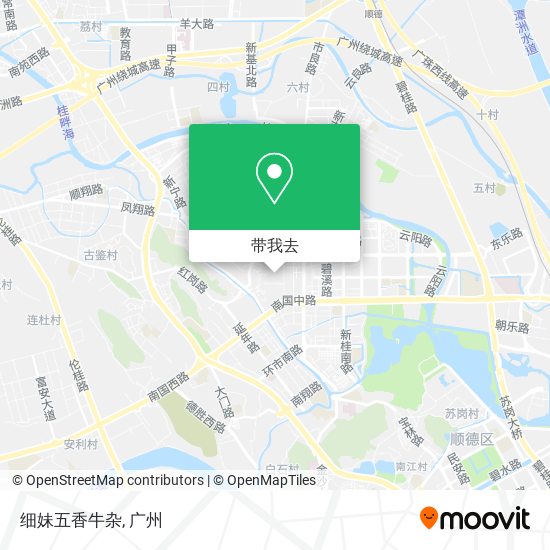 细妹五香牛杂地图