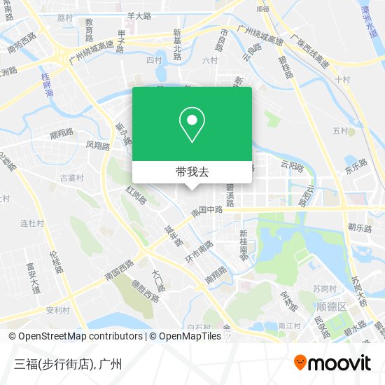 三福(步行街店)地图
