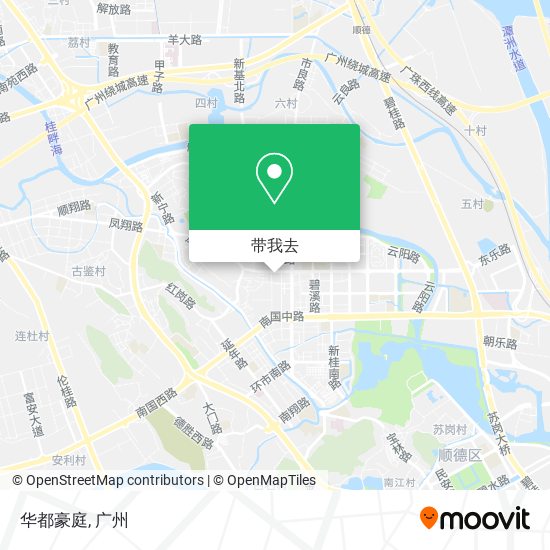 华都豪庭地图