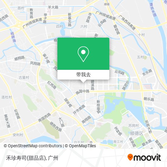 禾珍寿司(甜品店)地图