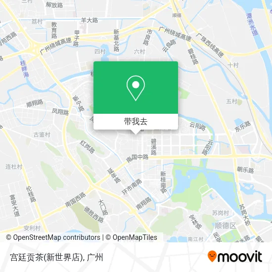 宫廷贡茶(新世界店)地图
