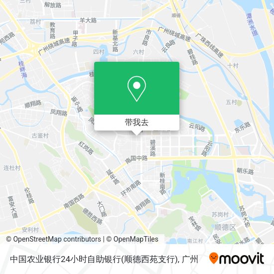 中国农业银行24小时自助银行(顺德西苑支行)地图
