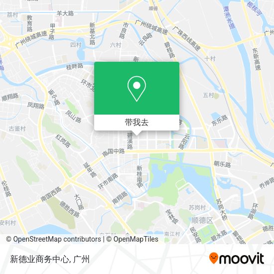新德业商务中心地图