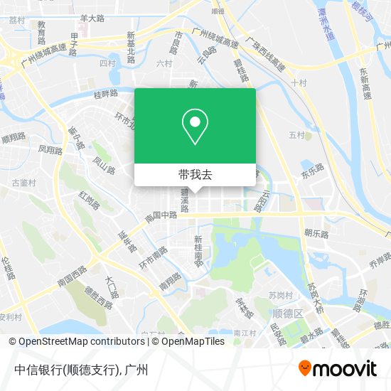 中信银行(顺德支行)地图