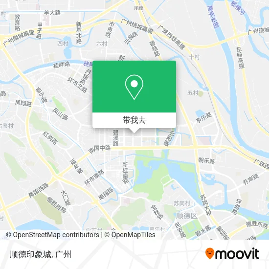 顺德印象城地图