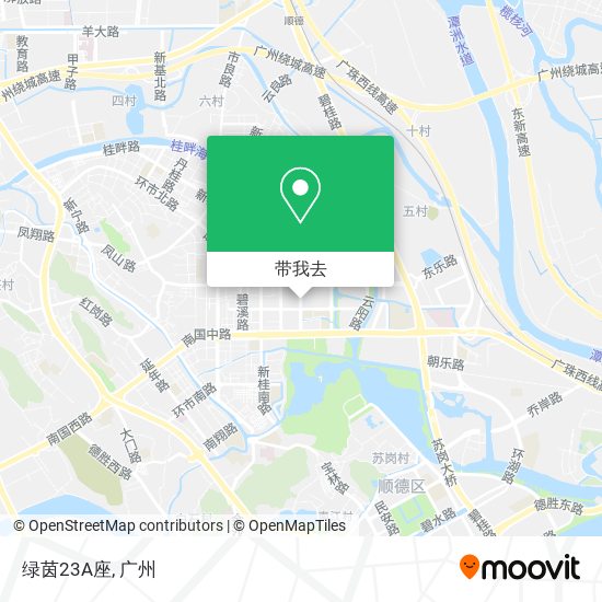 绿茵23A座地图