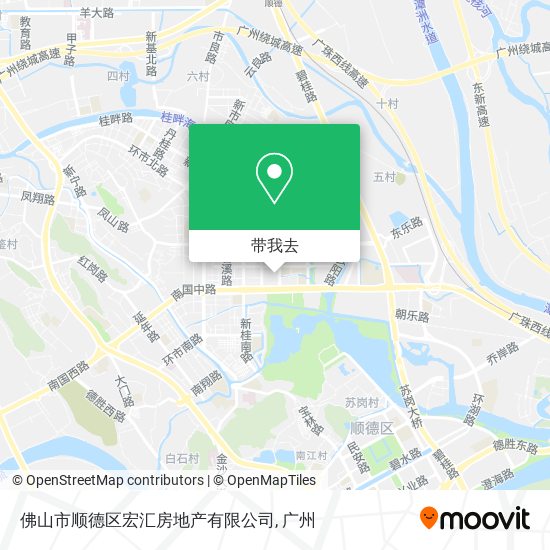 佛山市顺德区宏汇房地产有限公司地图