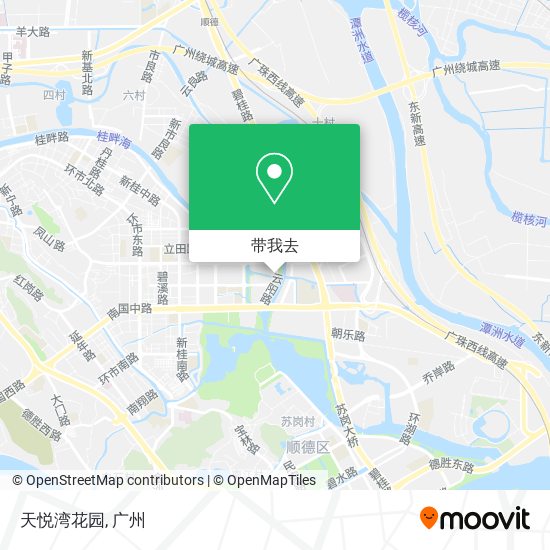 天悦湾花园地图
