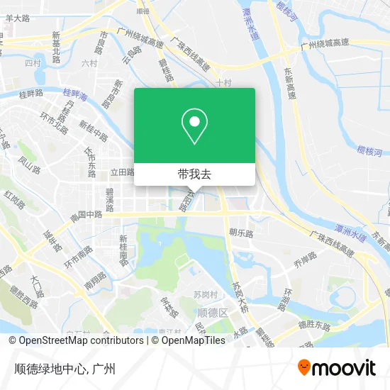 顺德绿地中心地图
