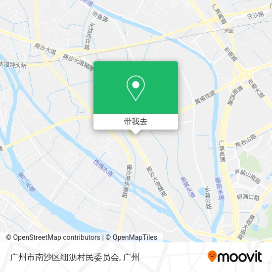 广州市南沙区细沥村民委员会地图