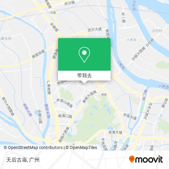 天后古庙地图
