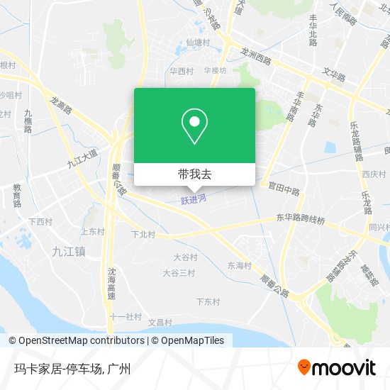 玛卡家居-停车场地图